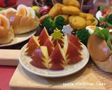 簡単♩可愛い♡クリスマス林檎ツリー☆作り方5写真