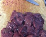 鳥モツ煮(あるいはモッシグ)と銀皮油煮作り方3写真