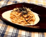簡単！明太クリームパスタ作り方4写真
