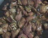 鳥モツ煮(あるいはモッシグ)と銀皮油煮作り方18写真