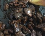 鳥モツ煮(あるいはモッシグ)と銀皮油煮作り方19写真