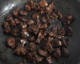 鳥モツ煮(あるいはモッシグ)と銀皮油煮作り方20写真