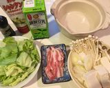 中華だしの豆乳鍋作り方1写真