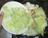 白菜鶏むね肉豆乳のクリーム煮♪簡単咳に作り方16写真