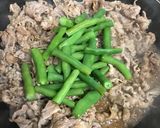 【おすすめ】いんげんの焼肉とカルビ飯作り方3写真