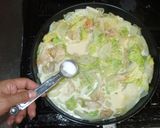 白菜鶏むね肉豆乳のクリーム煮♪簡単咳に作り方19写真