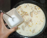 簡単クリーム煮♪鶏肉とほうれん草と豆乳作り方16写真