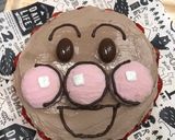 簡単！アンパンマンケーキ　クリスマス作り方2写真