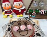 簡単！アンパンマンケーキ　クリスマス作り方4写真