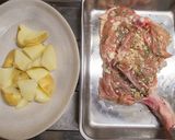 フライパンと鍋つかみで作るローストチキン作り方3写真