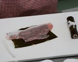 おせちに☆豚肉のうずまき昆布巻き作り方3写真