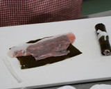 おせちに☆豚肉のうずまき昆布巻き作り方3写真