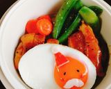 半熟目玉焼きのサンタクロース作り方5写真