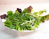 水菜・アボガド・ツナのサラダ作り方5写真