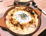 ふわっとろ！！半熟卵のホカホカグラタン！作り方9写真