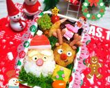 サンタとトナカイのクリスマス弁当作り方9写真