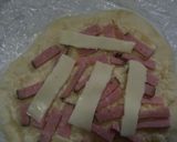 簡単！一人用カルボナーラソースピザ作り方3写真