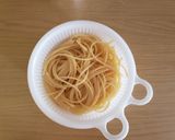 じゃこと青のりペペロンチーノパスタ作り方1写真