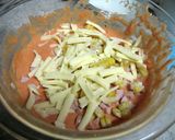 カラフル♪　野菜ジュースでピザ風蒸しパン作り方4写真