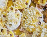 鶏ももをサンドした蓮根フライ作り方10写真