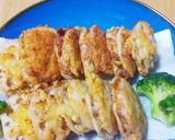 鶏ももをサンドした蓮根フライ作り方12写真