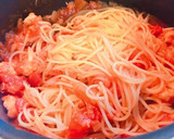 たらばと紅ずわい蟹のトマトクリームパスタ作り方11写真