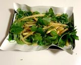 三つ葉まみれのフライドポテト作り方2写真