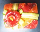 パーティー☆誕生日☆プレゼント寿司ケーキ作り方5写真