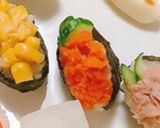 1歳バースデー♥お寿司風離乳食プレート作り方3写真