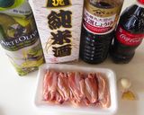 ☆手羽なか肉のコーラ煮☆作り方1写真