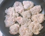 簡単ジューシー！鶏もも肉のパン粉焼き作り方3写真