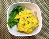 かぼちゃの煮物とクリチで簡単サラダ作り方4写真