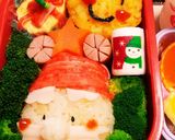 サンタクロース クリスマスお弁当作り方8写真