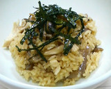 低カロリー★きのこと鶏の炊き込みご飯作り方4写真