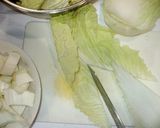 ザーサイ鍋♪簡単白菜鶏肉で作り方2写真