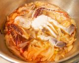 カニ風味満点・渡り蟹のトマトソースパスタ作り方5写真