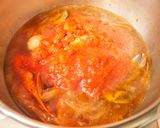 カニ風味満点・渡り蟹のトマトソースパスタ作り方8写真