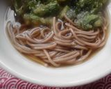 春菊天そば♪作り方1写真