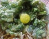 春菊天そば♪作り方2写真