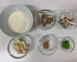 きのこの豆乳カレースープ作り方1写真