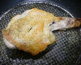簡単！クリスマスチキン☆パリパリ蒸し焼き作り方4写真