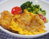 片栗粉でカリ！ふわ豚肉のピカタ♪作り方5写真
