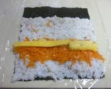 ラップで簡単!キムパ♪大葉入り♪作り方11写真