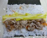 ラップで簡単!キムパ♪大葉入り♪作り方12写真