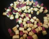 さつま芋とコーンのバターソテー♪作り方4写真