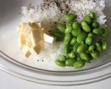 おむすび2種〜枝豆チーズ＆ちりめん雑穀作り方1写真