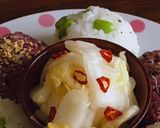 おむすび2種〜枝豆チーズ＆ちりめん雑穀作り方5写真