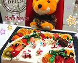 2019 Xmasケーキ★☆作り方1写真