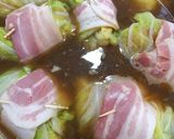 クリスマスカラーのロール白菜作り方8写真