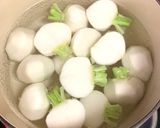 カブとエビのくず煮作り方3写真